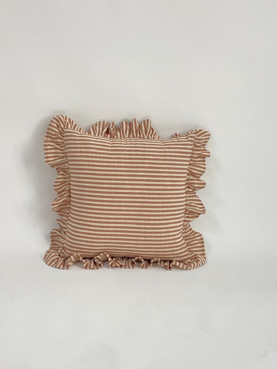 Cotton strips cushion Cover