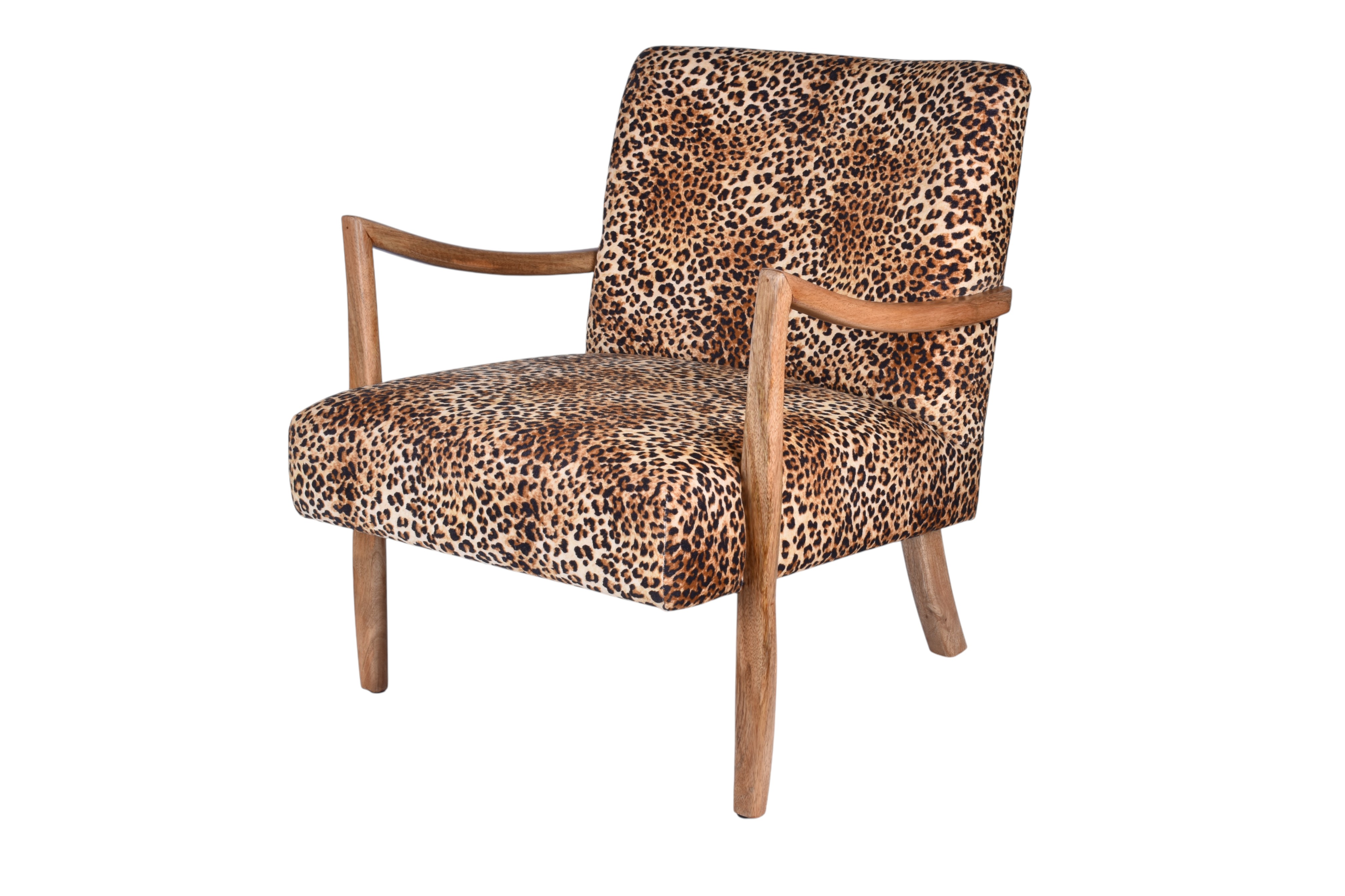 Leopard Luxe Accent Chair