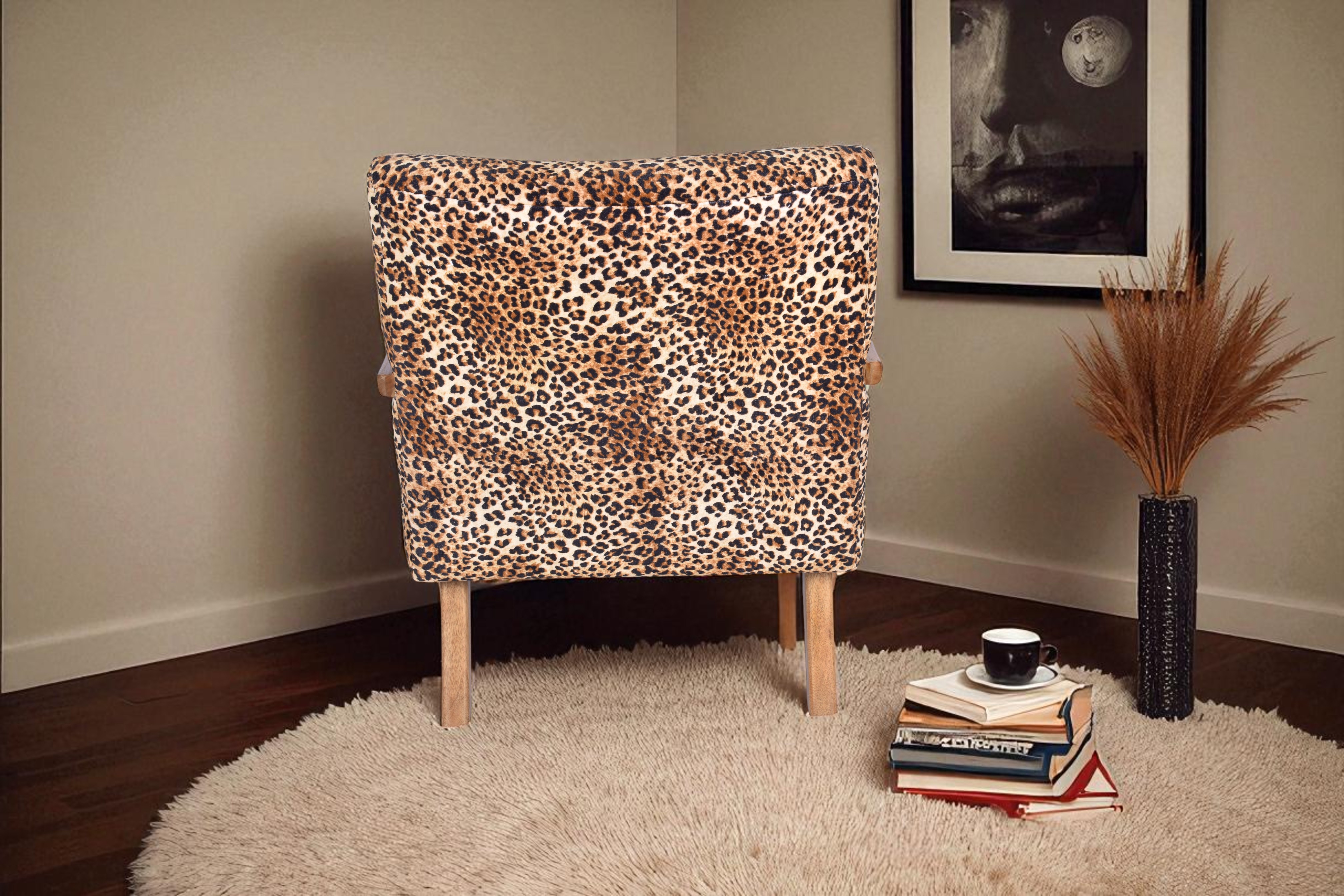 Leopard Luxe Accent Chair