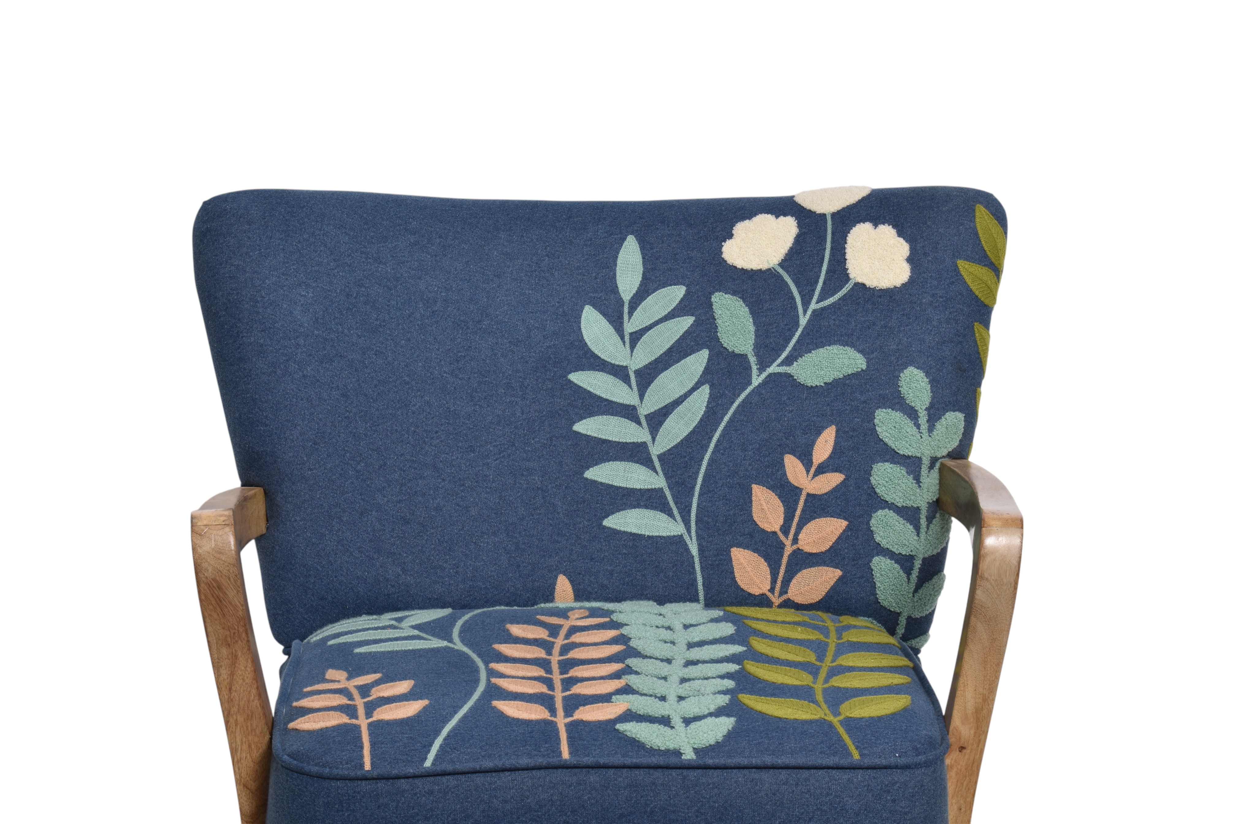 Botanic Denim Accent Chair
