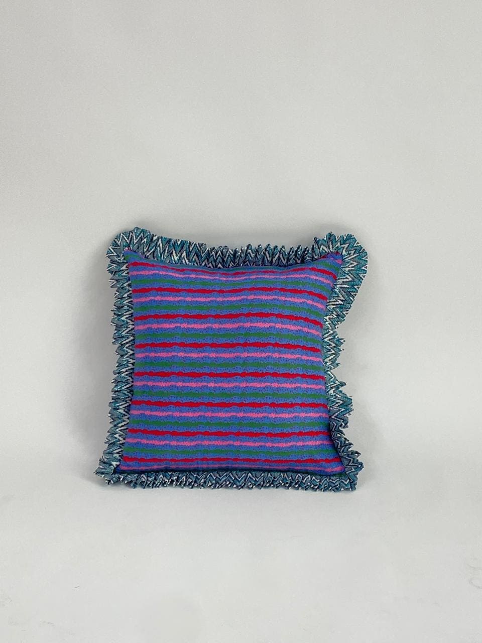 Cotton strips cushion Cover