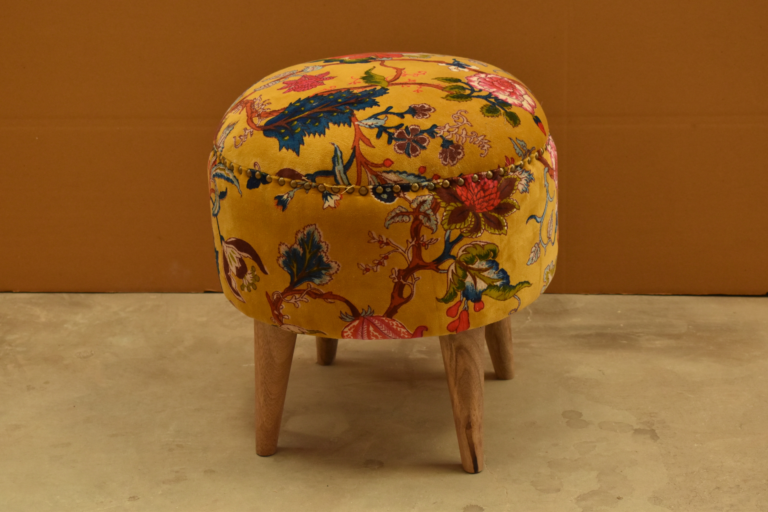 Paradise Mustard Bloom Stool