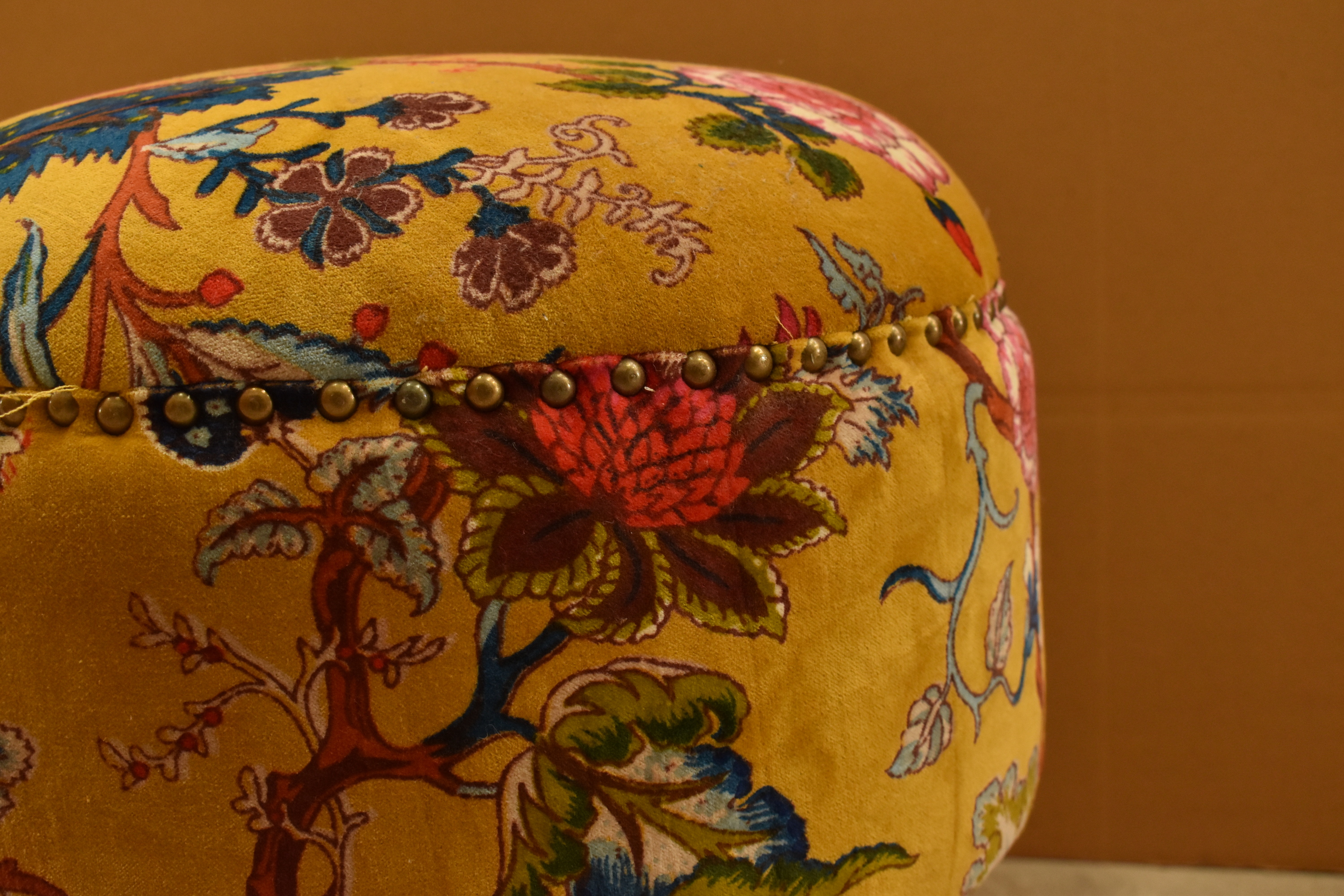 Paradise Mustard Bloom Stool