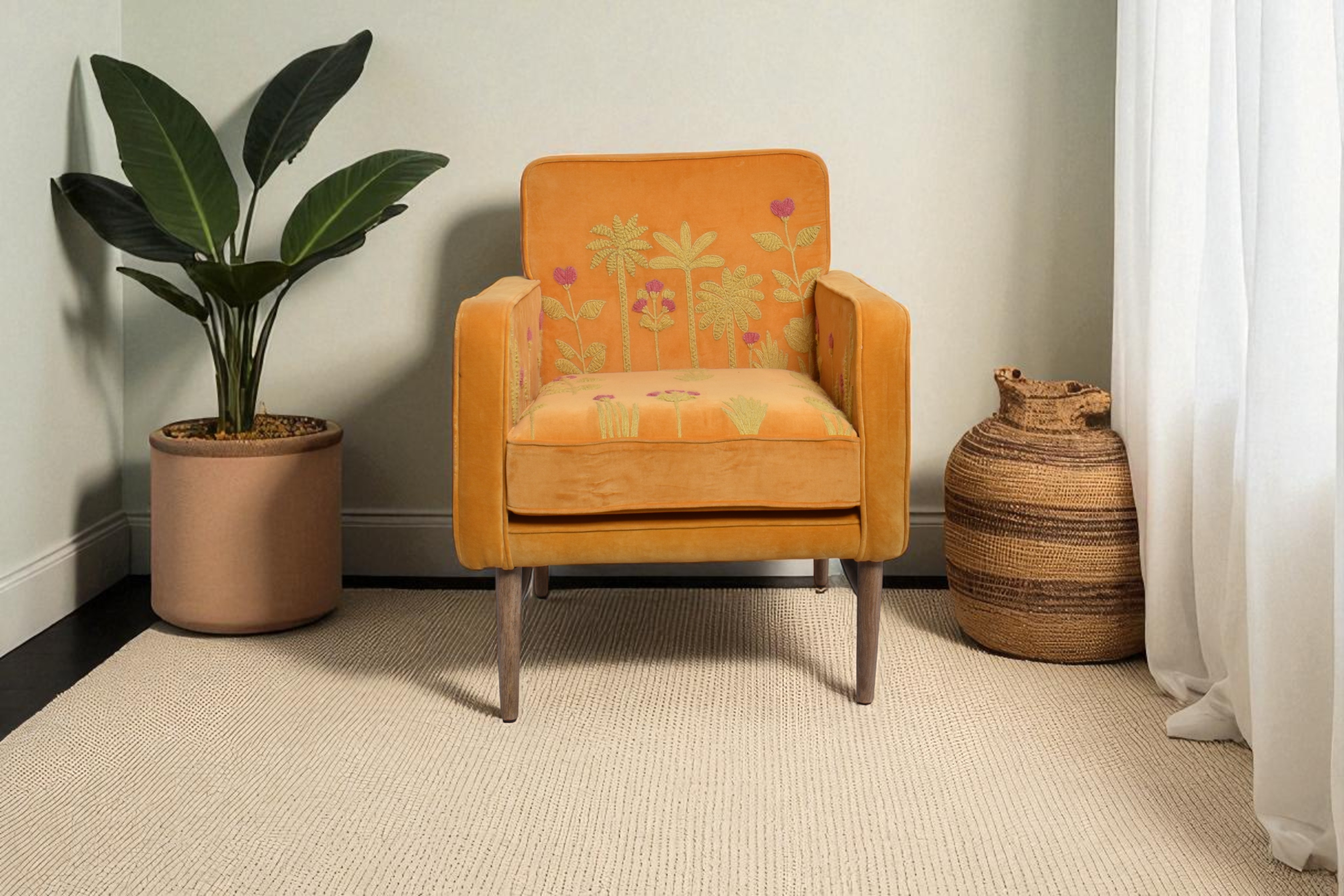 Mango Bloom Accent Chair
