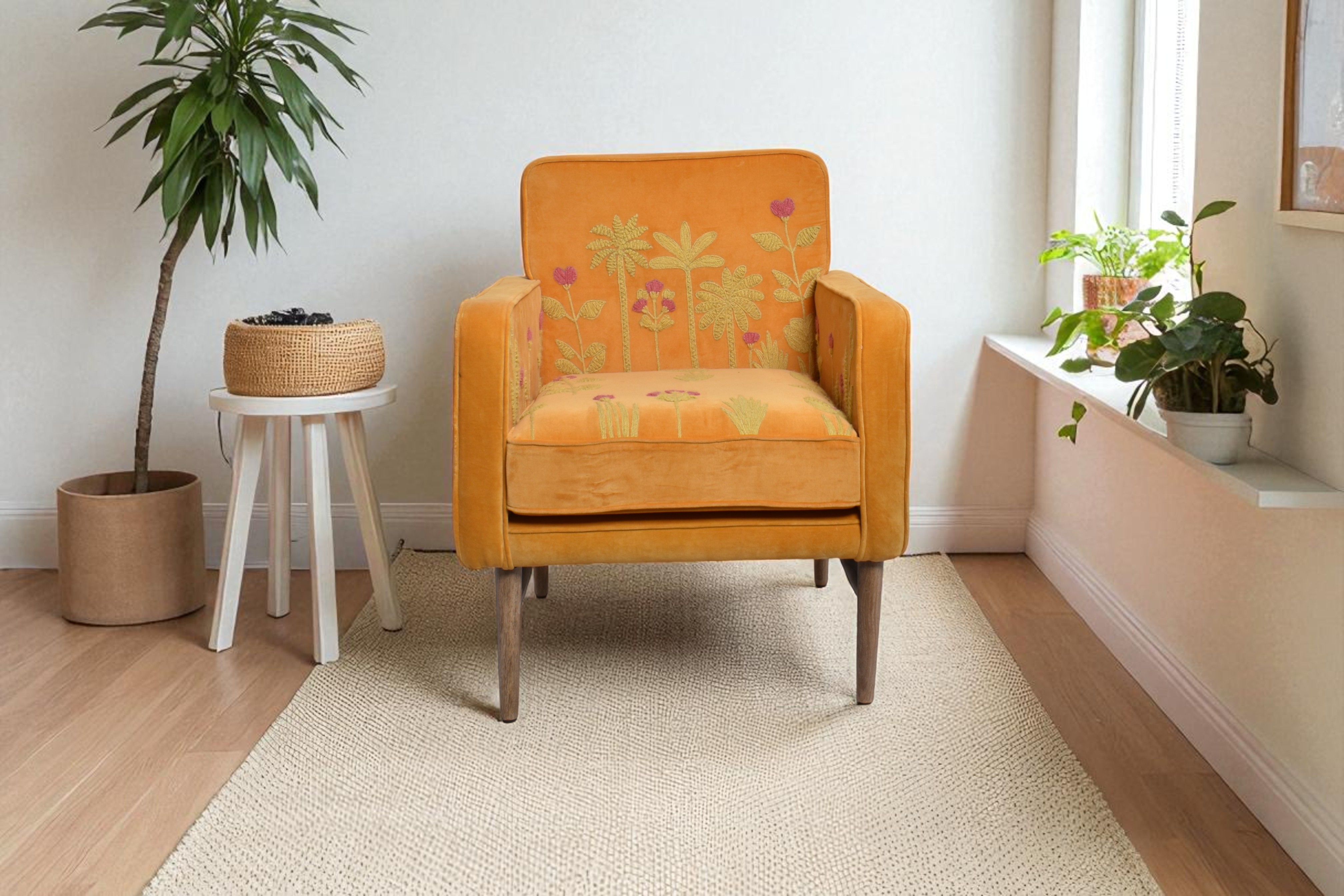 Mango Bloom Accent Chair