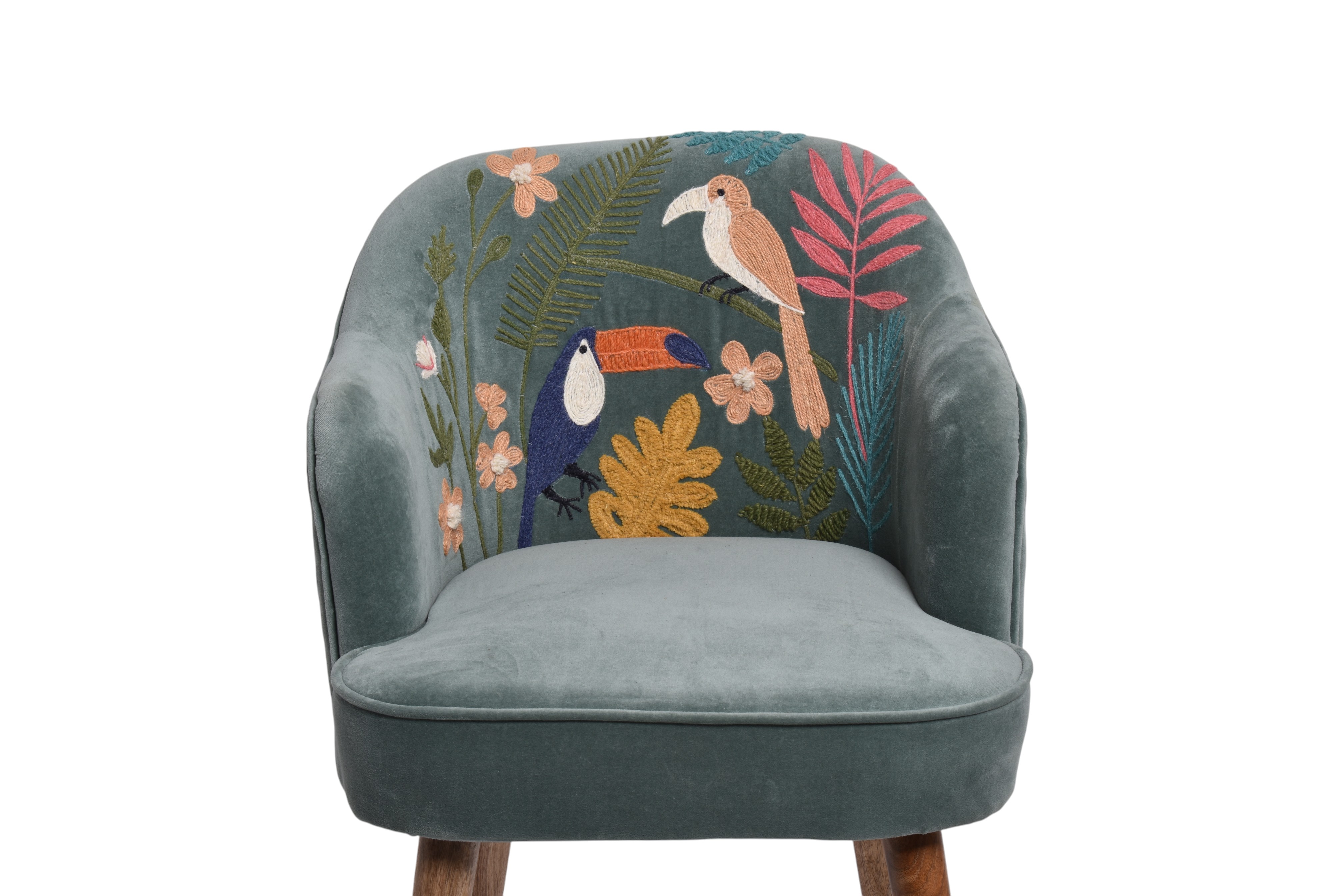 Tropical Birdsong Accent Chair