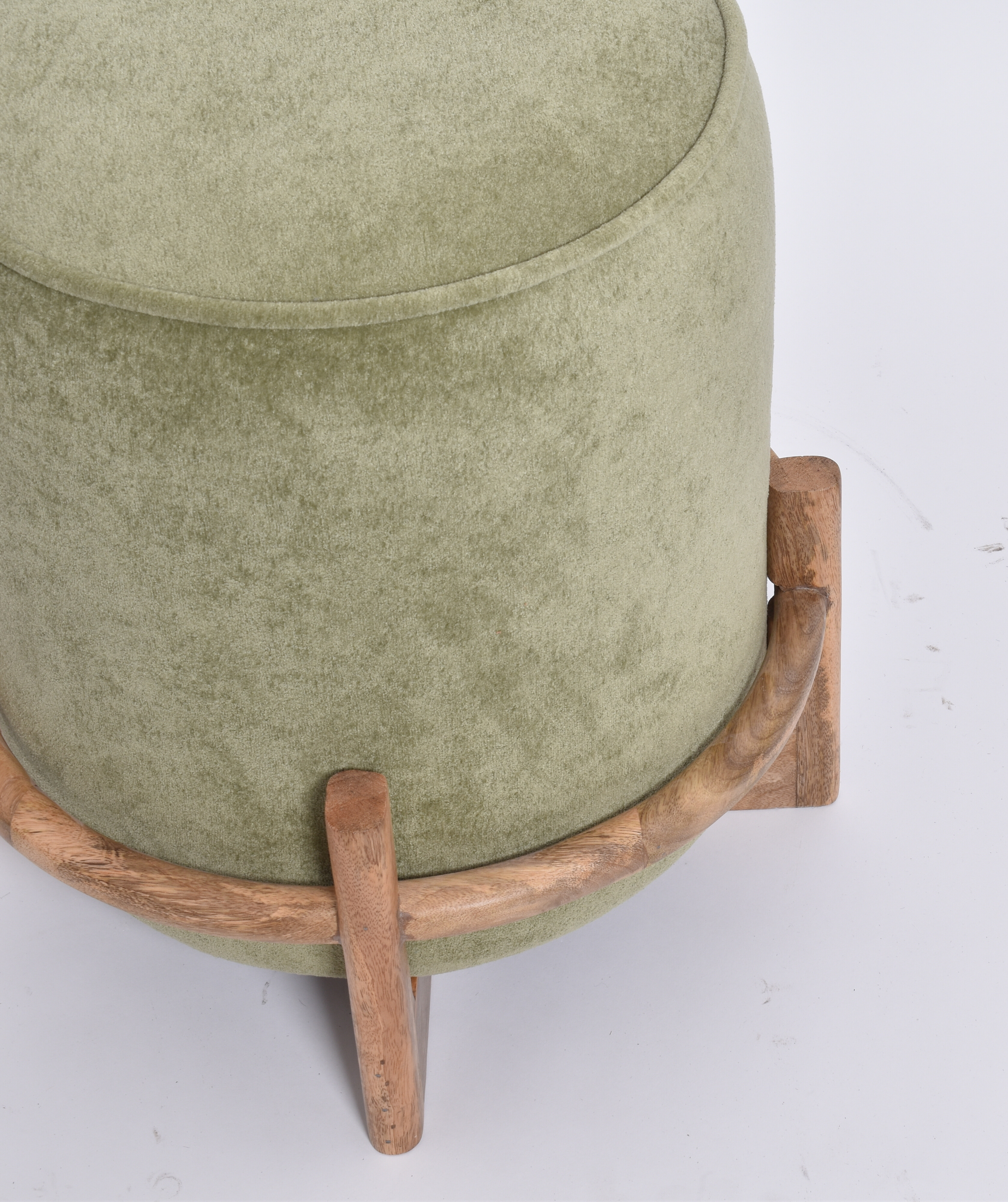 Olive Arc Stool