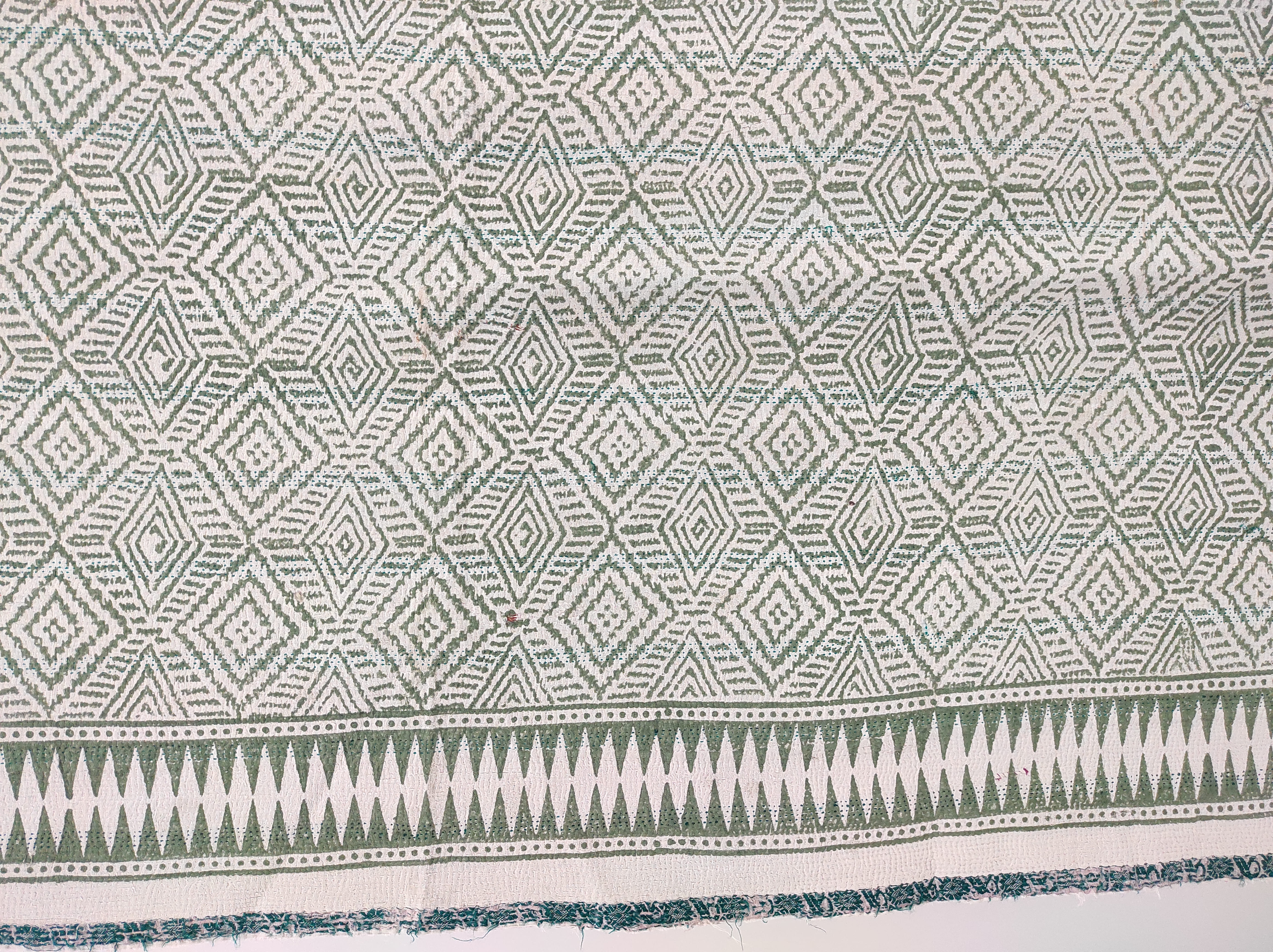 Sage Diamond Throw