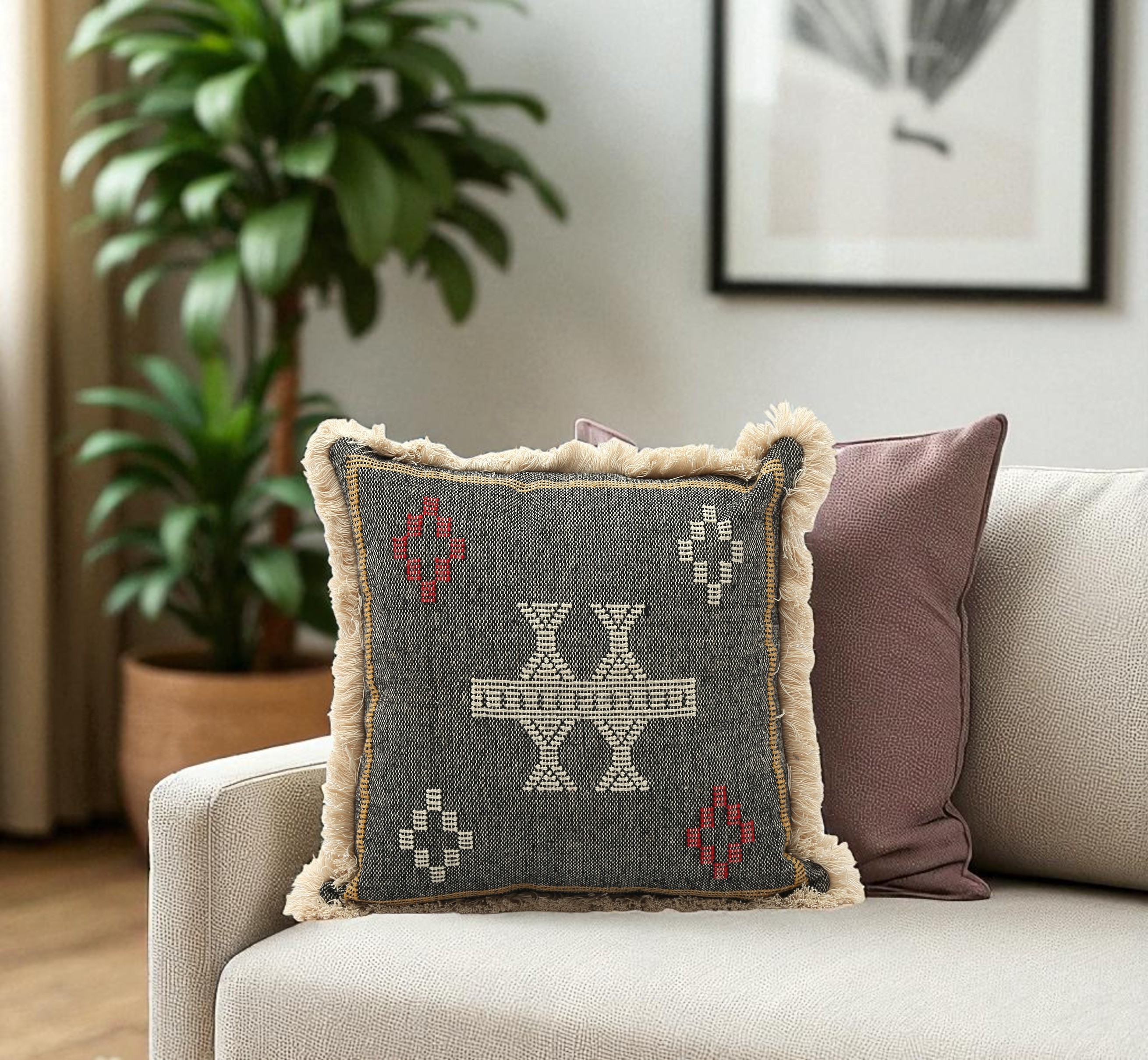 Tribal Midnight Cushion