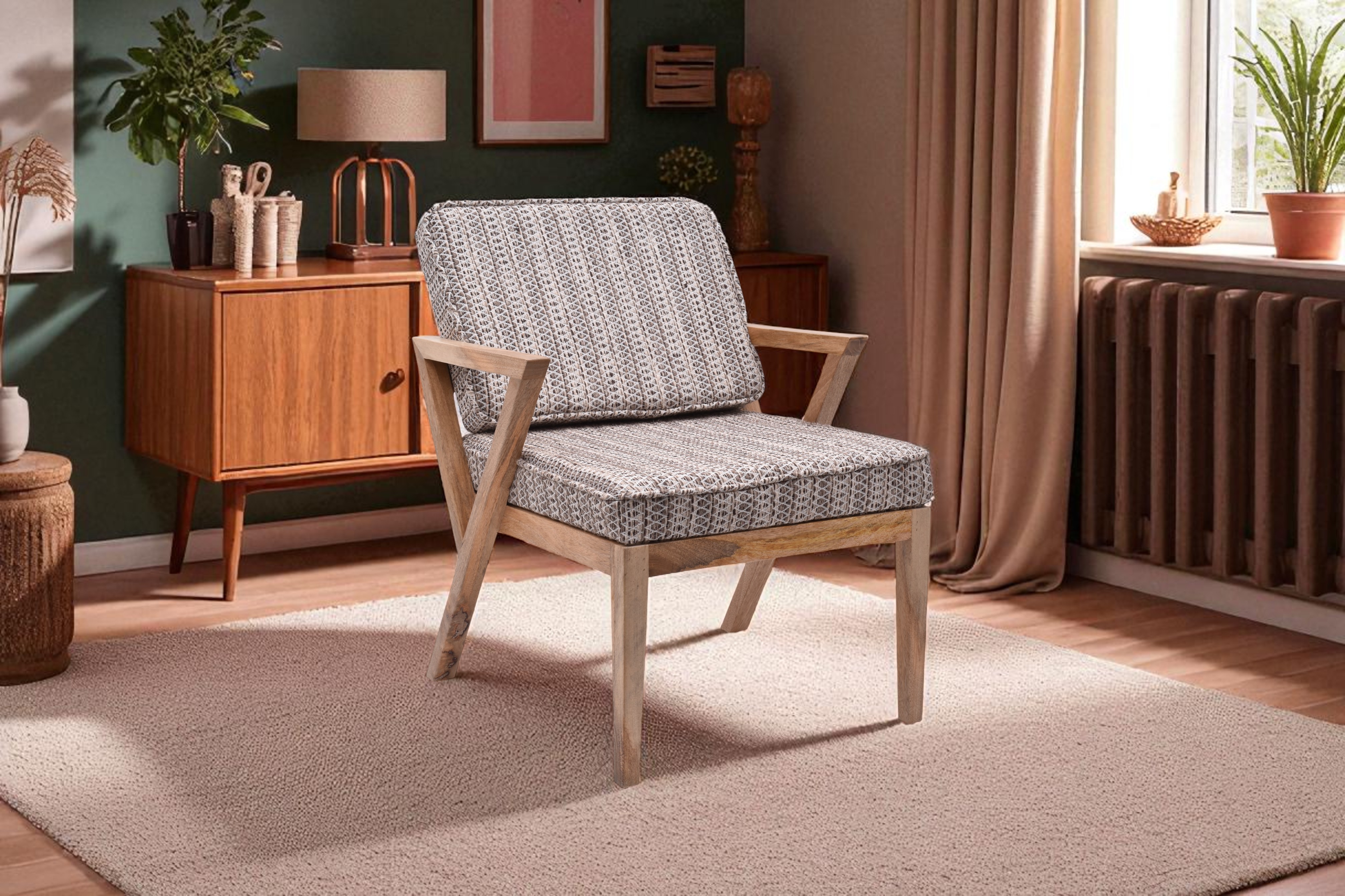Nordic Weave Accent Chair