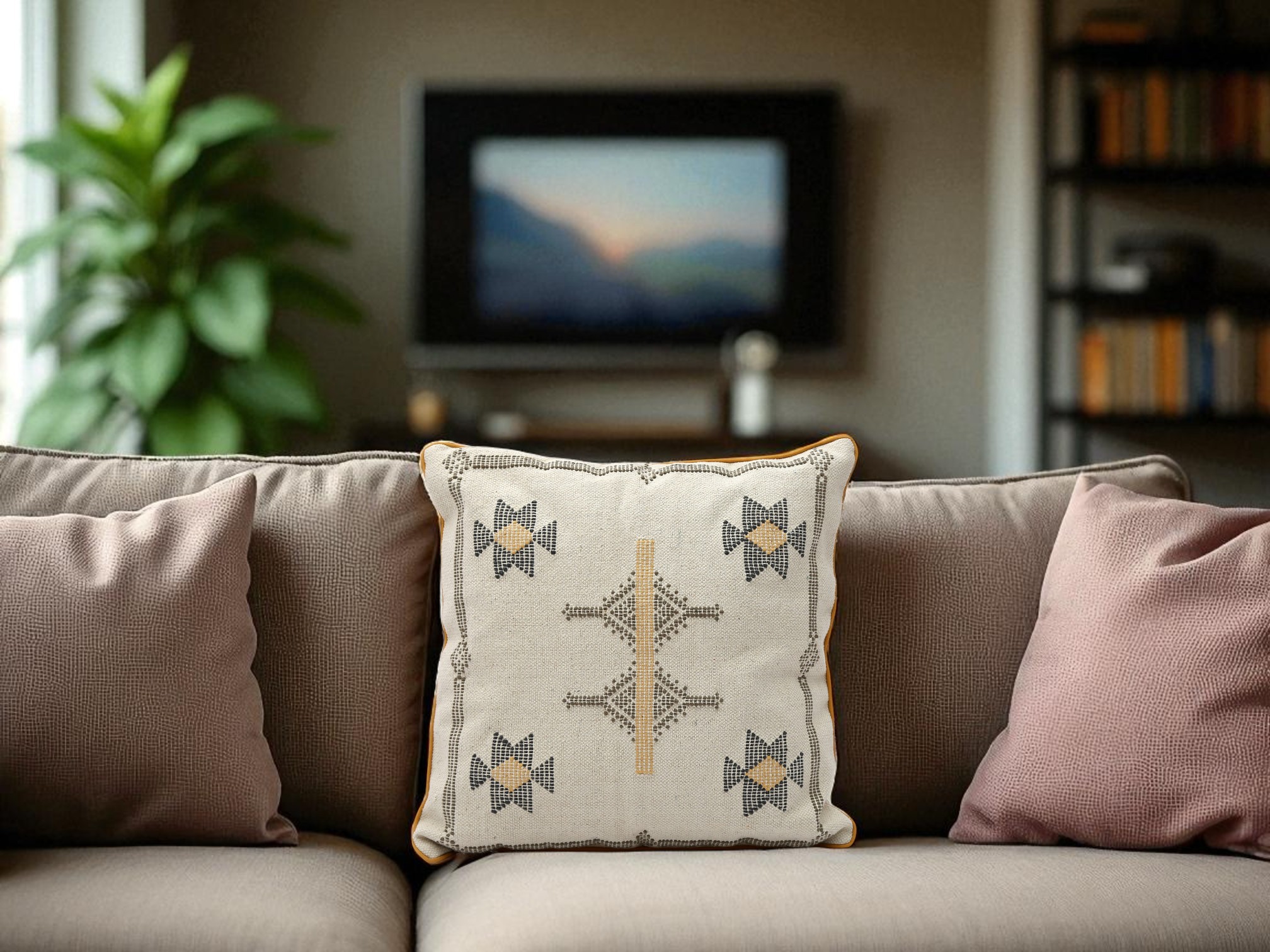 Tribal Geo Cushion