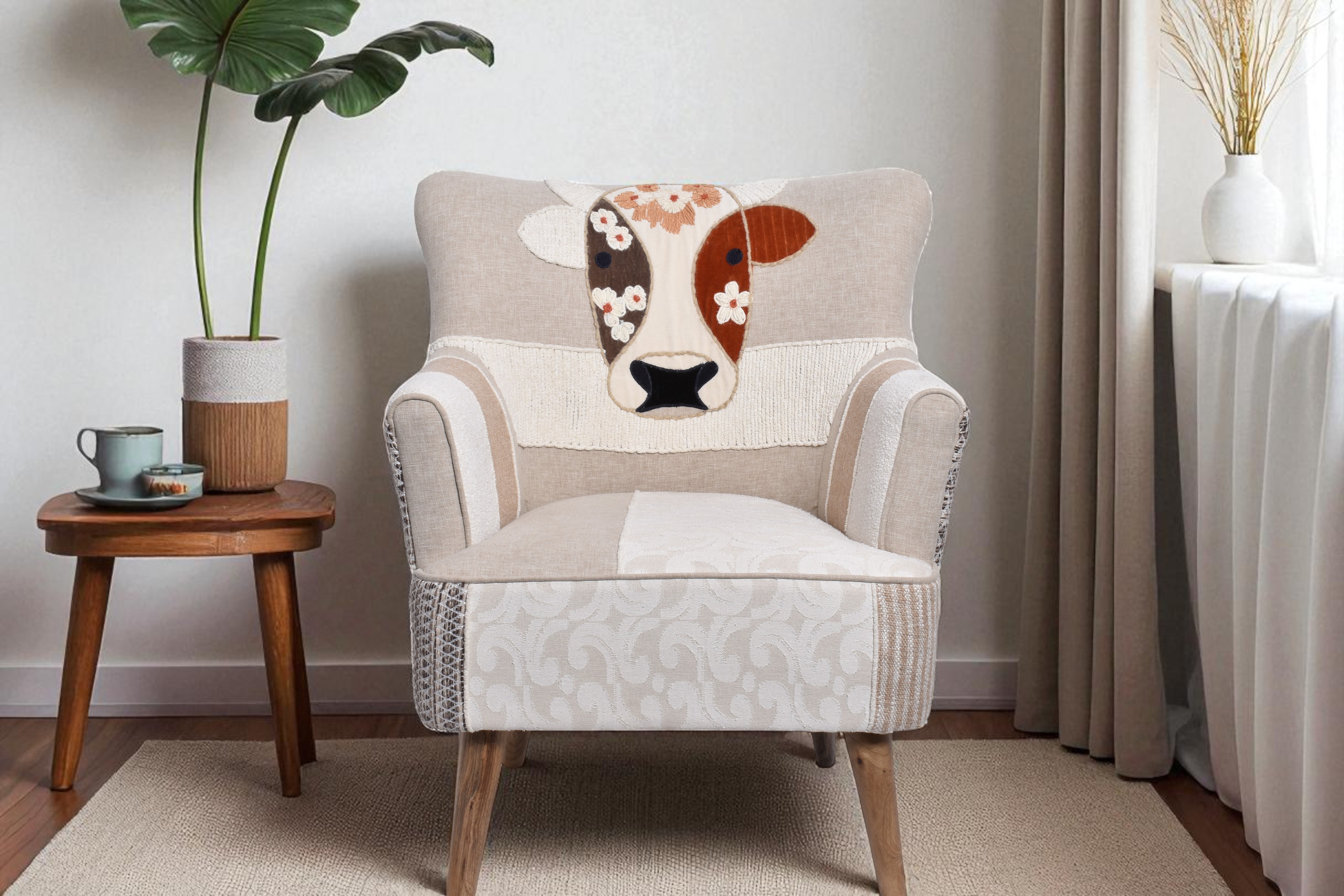 Blooming Cow Chair