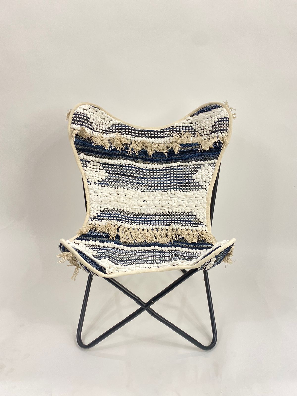 Boho Foldable Fringe Chair